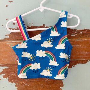 Hanna Andersson Swim Top • Rainbows • 5 Years